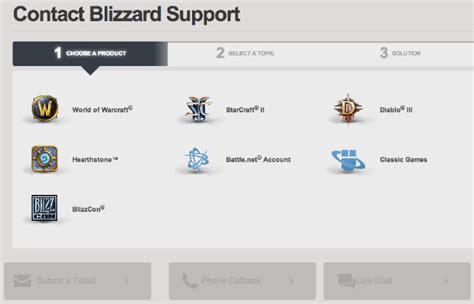 Blizzard Support .